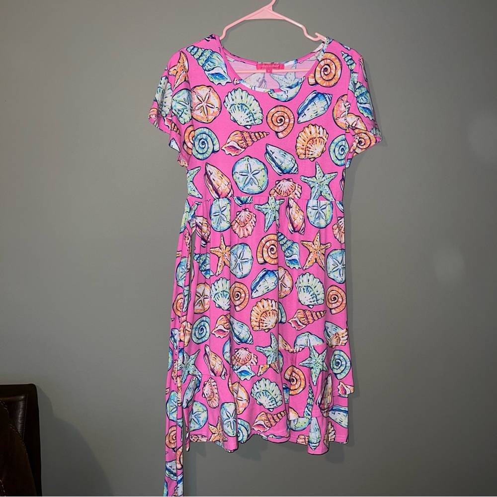 🍀4 for 25🍀 Simply Southern | Shell Patterned Dress